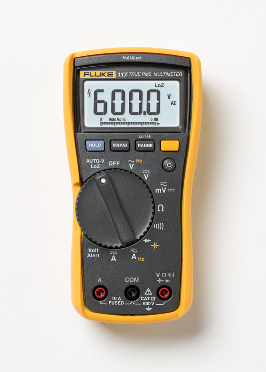 Multímetro Digital Fluke 117 con Detector de Voltaje Sin Contacto